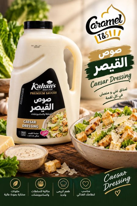صلصة سيزر 4.6 كغم كاهان