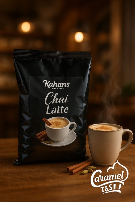 بودرة تحضير مشروب الشاي لاتيه الساخن وزن 1 كيلو"شاي لاتيه"
