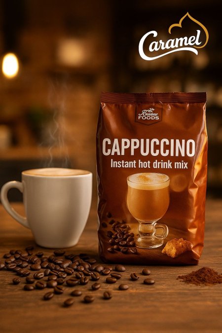 بودرة تحضير مشروب الكبتشينو الساخن وزن 1 كيلو "كبتشينو"